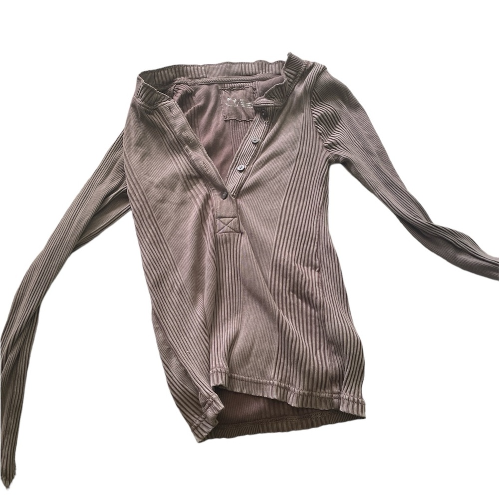 Aerie brown long sleeve